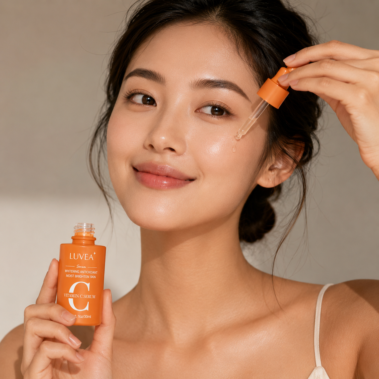 LUVEA Glow C Serum + Vitamin C Eye Cream (